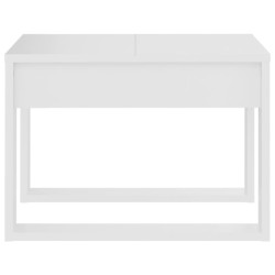 vidaXL Tavolino Bianco 50x30x50 cm in Legno ingegnerizzato