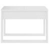 vidaXL Tavolino Bianco 50x30x50 cm in Legno ingegnerizzato