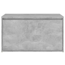 vidaXL Panca da Ingresso 80x40x45 cm Grigio Cemento in Truciolato