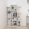 vidaXL Libreria Bianco Lucido 86x25,5x140 cm in Truciolato