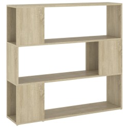 vidaXL Libreria/Divisorio Rovere Sonoma 100x24x94 cm