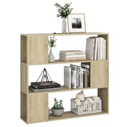 vidaXL Libreria/Divisorio Rovere Sonoma 100x24x94 cm