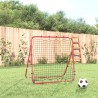 vidaXL Rimbalzatore da Calcio Regolabile 96x80x96 cm Acciaio e PE