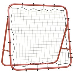 vidaXL Rimbalzatore da Calcio Regolabile 96x80x96 cm Acciaio e PE