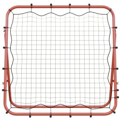 vidaXL Rimbalzatore da Calcio Regolabile 96x80x96 cm Acciaio e PE