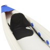 vidaXL Kayak Gonfiabile Blu 375x72x31 cm in Poliestere