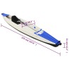 vidaXL Kayak Gonfiabile Blu 375x72x31 cm in Poliestere