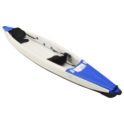 vidaXL Kayak Gonfiabile Blu 424x81x31 cm in Poliestere