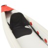 vidaXL Kayak Gonfiabile Rosso 375x72x31 cm in Poliestere