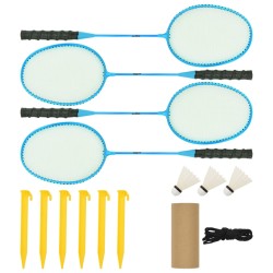 vidaXL Rete da Badminton Gialla e Nera 600x155 cm Tessuto PE