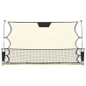 vidaXL Rete Rimbalzante da Calcio Nera Gialla 183x85x120cm Poliestere