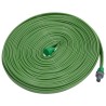 vidaXL Tubo di Irrigazione 3 Tubi Verde 15 m PVC