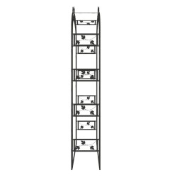 vidaXL Arco da Giardino 116x45x240 cm Acciaio