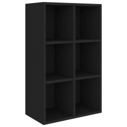    Libreria/Credenza Nera 66x30x97,8 cm in Truciolato