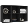    Libreria/Credenza Nera 66x30x97,8 cm in Truciolato