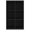    Libreria/Credenza Nera 66x30x97,8 cm in Truciolato