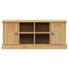 vidaXL Panca Porta Scarpe VIGO 106x35x40 cm in Legno Massello di Pino