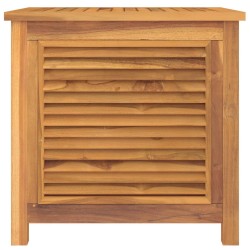 vidaXL Contenitore Giardino con Borsa 60x50x58cm Legno Massello Teak