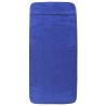 vidaXL Asciugamani da Spiaggia 2pz Blu Reale 75x200 cm Tessuto 400 GSM