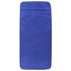 vidaXL Asciugamani da Spiaggia 2pz Blu Reale 60x135 cm Tessuto 400 GSM