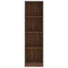 vidaXL Libreria 4 Ripiani Rovere Marrone 40x24x143cm Legno ingegnerizzato