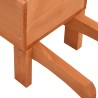 vidaXL Fioriere a Carriola 2 pz 47x15x19 cm Legno Massello di Abete