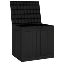 vidaXL Contenitore Giardino Nero 55,5x43x53 cm Polipropilene