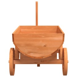 vidaXL Carro Decorativo 70x43x54 cm in Legno Massello di Abete