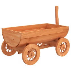 vidaXL Carro Decorativo 70x43x54 cm in Legno Massello di Abete