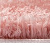 Tappeto Shaggy a Pelo Lungo Rosa 120x170 cm 50 mm