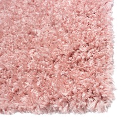 Tappeto Shaggy a Pelo Lungo Rosa 120x170 cm 50 mm