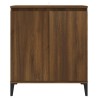   Credenza Rovere Marrone 60x35x70 cm in Legno Ingegnerizzato