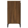   Credenza Rovere Marrone 60x35x70 cm in Legno Ingegnerizzato