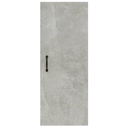   Mobile Pensile Muro Grigio Cemento 34,5x34x90 Legno ingegnerizzato