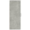   Mobile Pensile Muro Grigio Cemento 34,5x34x90 Legno ingegnerizzato