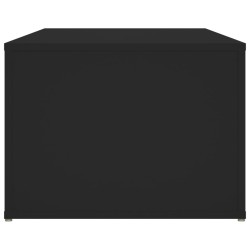   Tavolino da Salotto Nero 100x50x36 cm in Legno Ingegnerizzato