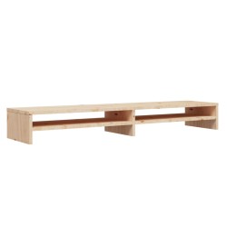   Supporto per Monitor 100x24x13 cm in Legno Massello di Pino