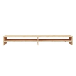   Supporto per Monitor 100x24x13 cm in Legno Massello di Pino