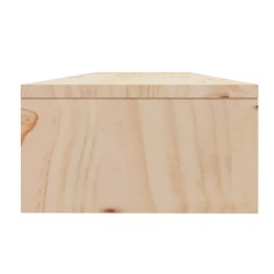   Supporto per Monitor 100x24x13 cm in Legno Massello di Pino