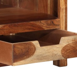 Tavolo da Caffè 84x49x40 cm Legno Massello di Acacia