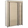   Armadio Pieghevole Crema 110x45x175 cm in Tessuto