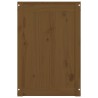 vidaXL Contenitore per Bucato Miele 88,5x44x66 cm Legno Massello Pino