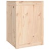 vidaXL Contenitore per Bucato 44x44x66 cm Legno Massello Pino