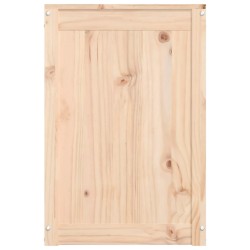 vidaXL Contenitore per Bucato 44x44x66 cm Legno Massello Pino