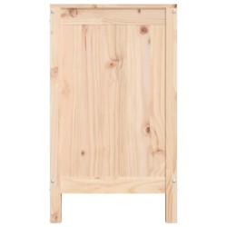 vidaXL Contenitore per Bucato 88,5x44x76 cm Legno Massello Pino