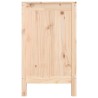 vidaXL Contenitore per Bucato 88,5x44x76 cm Legno Massello Pino