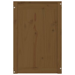 vidaXL Contenitore per Bucato Miele 44x44x66 cm Legno Massello Pino