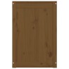 vidaXL Contenitore per Bucato Miele 44x44x66 cm Legno Massello Pino