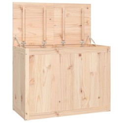 vidaXL Contenitore per Bucato 88,5x44x66 cm Legno Massello Pino