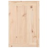 vidaXL Contenitore per Bucato 88,5x44x66 cm Legno Massello Pino